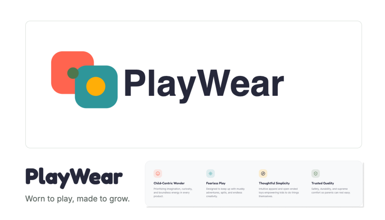 PlayWear Worn to play, made to grow.